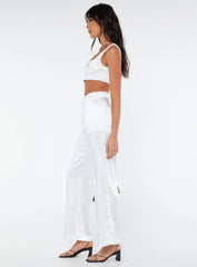 Huxley Satin Set White