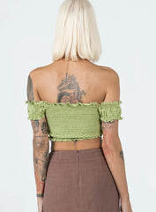 Asner Top Sage Green
