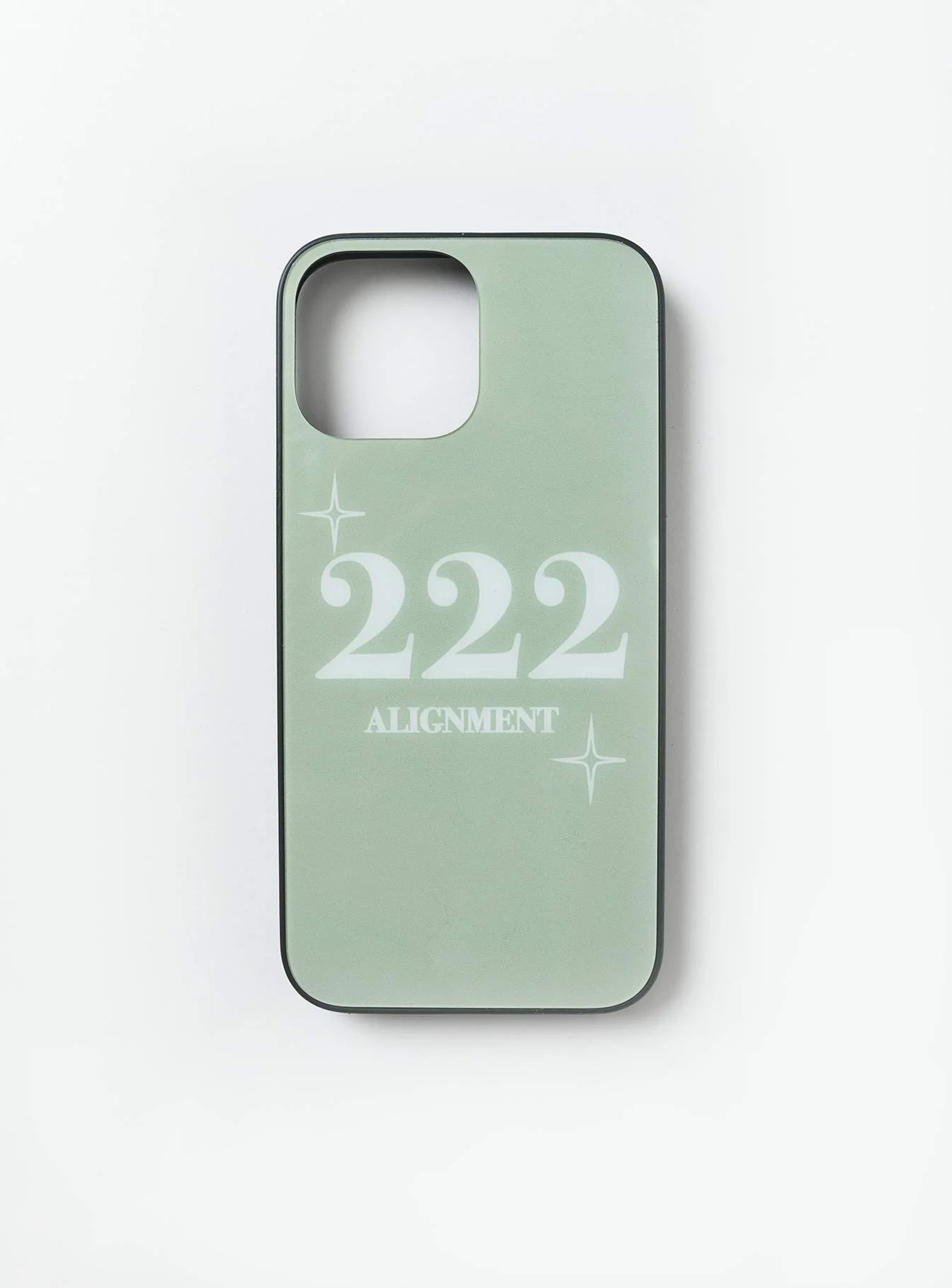 222 Alignment iPhone Case Sage