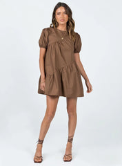 Michelle Mini Dress Brown