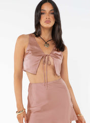 Balford Tie Up Top Pink