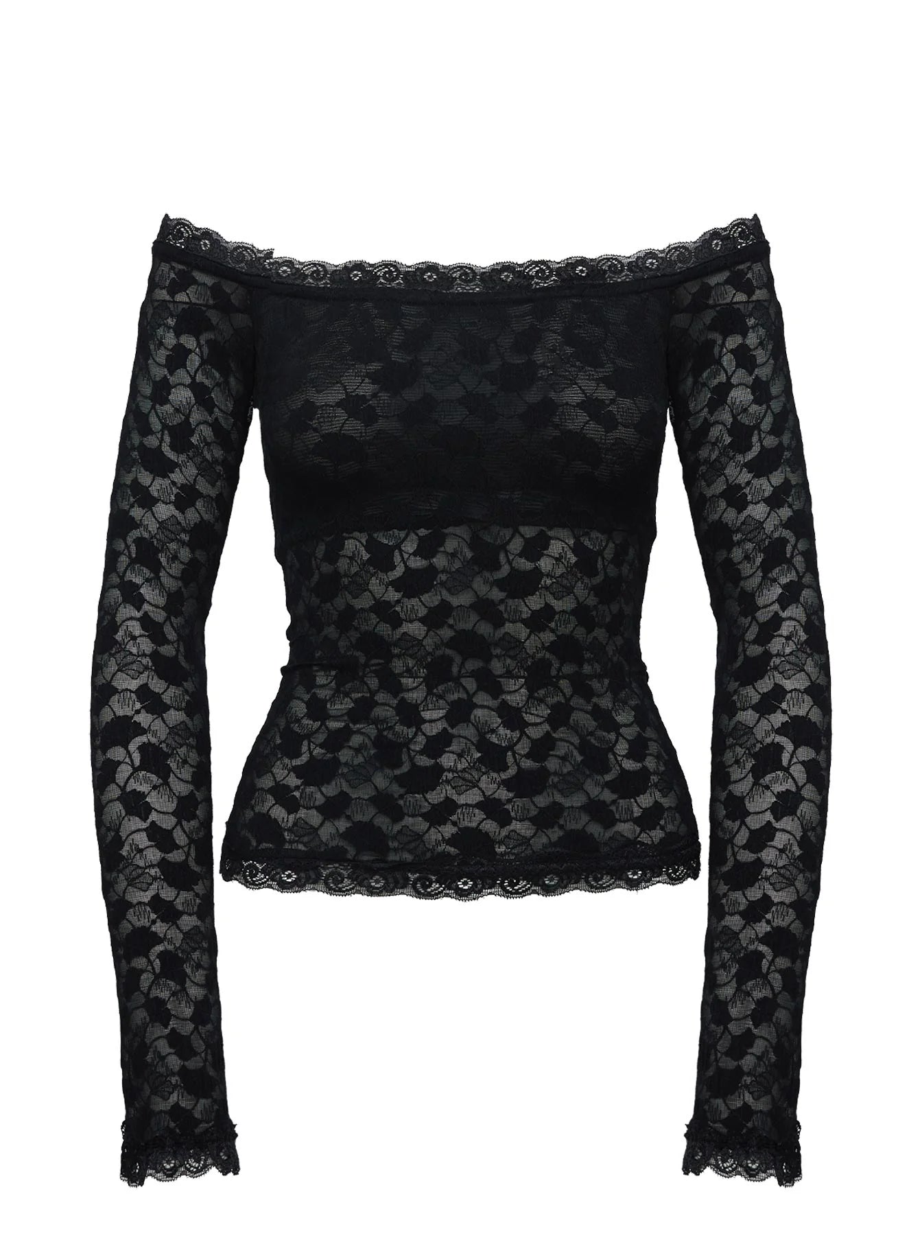 Mochapella Off The Shoulder Top Black