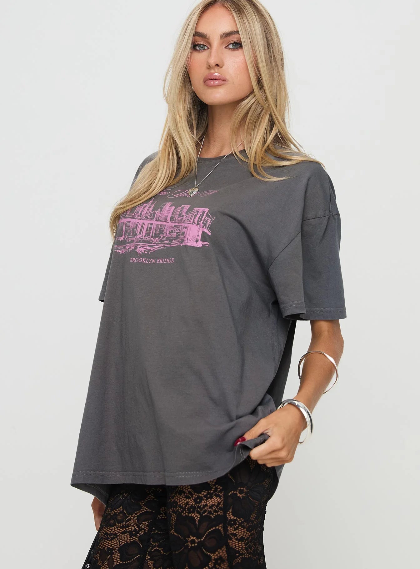 Brooklyn Bridge Tee Black