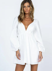 Skylark Mini Dress White