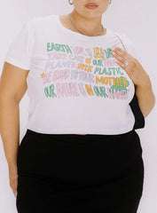 Organic Be Kind Charity Baby Tee Cream Curve