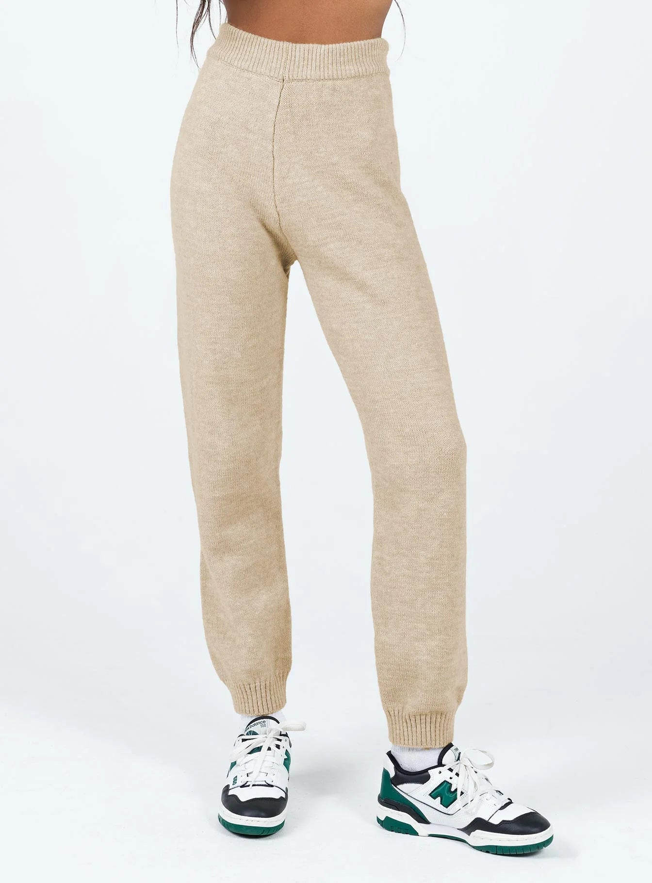 Waite Knit Pants Beige