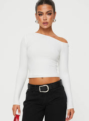 Malian Long Sleeve Top White