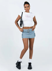 Bisou Top White / Pink