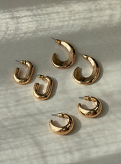 Dalena Earring Pack Gold