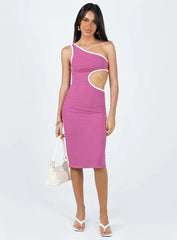 JGR & STN Charlotte Midi Dress Pink