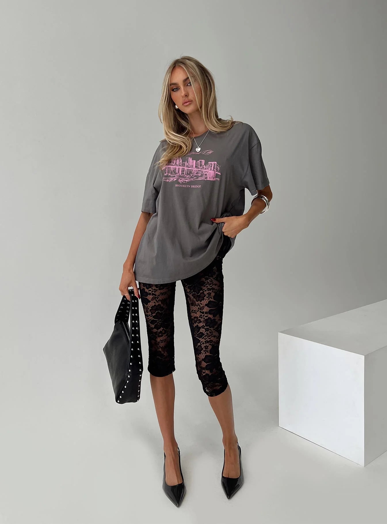 Brooklyn Bridge Tee Black