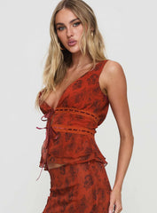 Nikolise Top Red