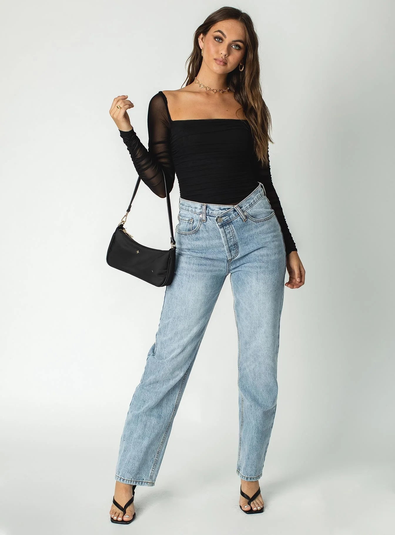 Delany Bodysuit Black Tall