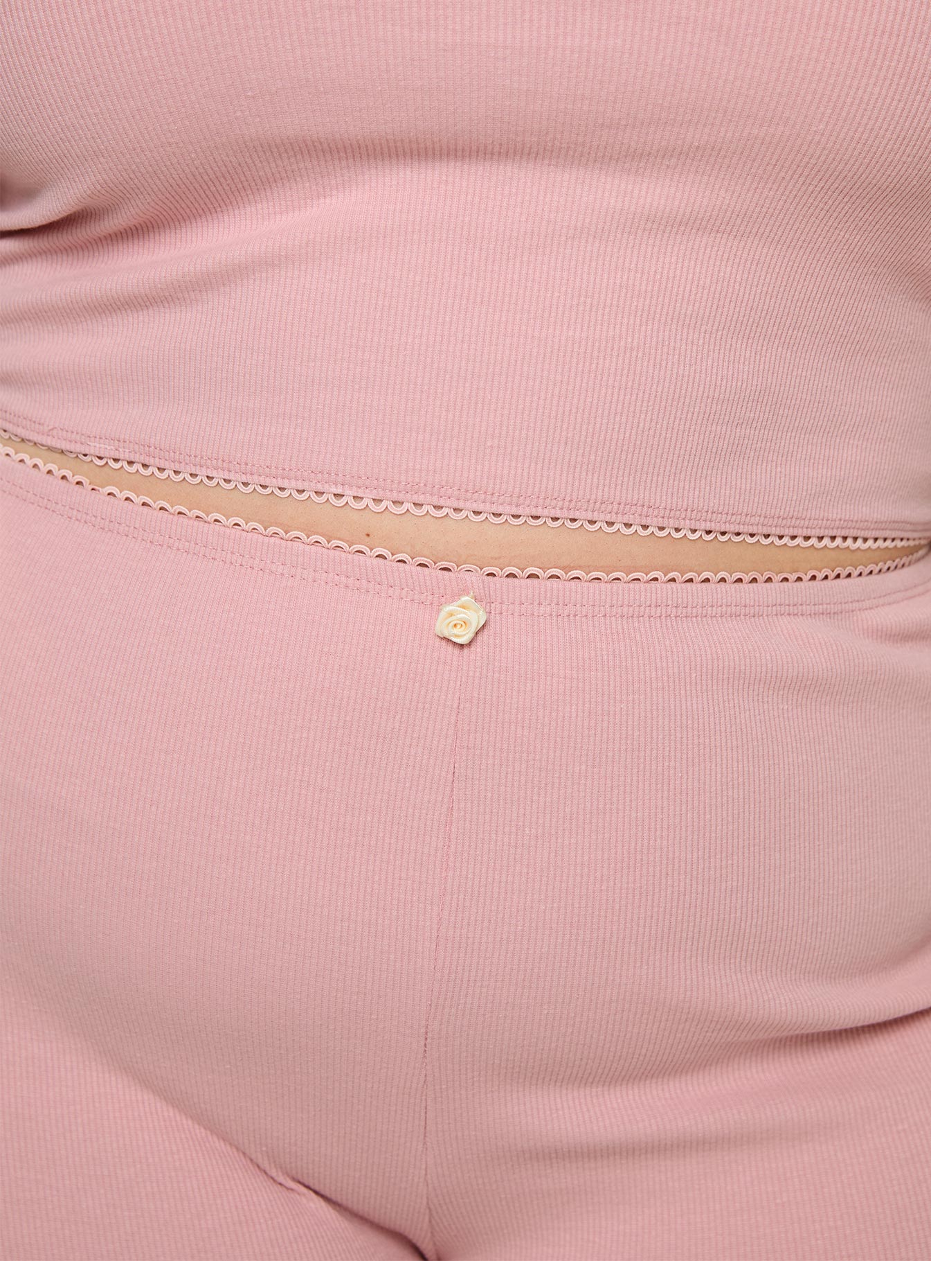 Morning Tea Sleep Set Pink Curve