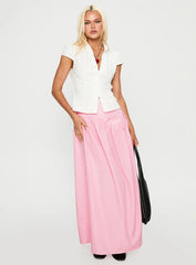 Apresia Maxi Skirt Pink Gingham