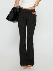 Yves Pant Onyx Pinstripe