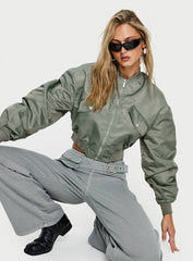 Thalya Bomber Jacket Green