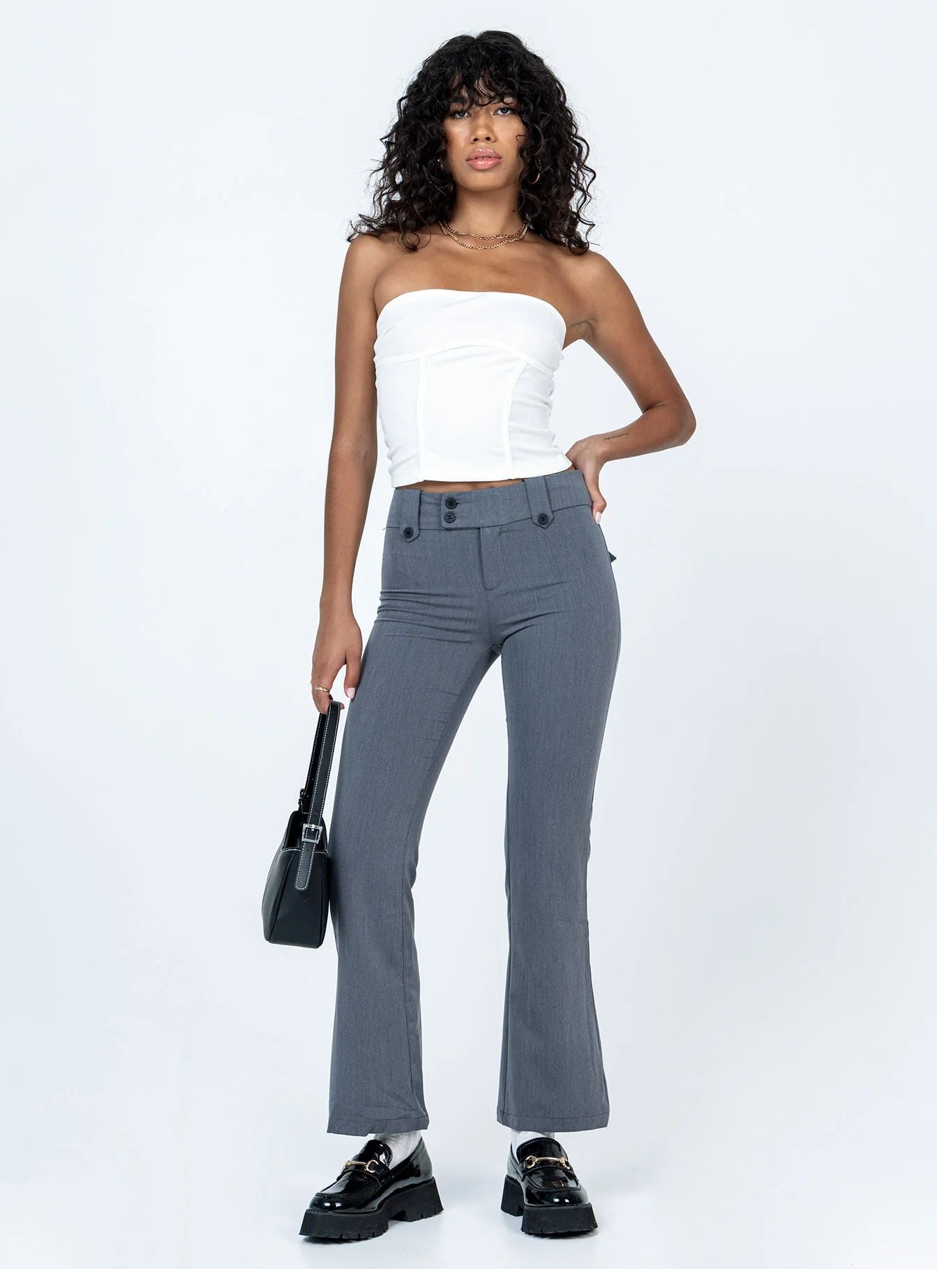 Zyra Strapless Top White