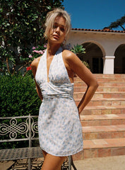 Brantley Mini Dress White Multi