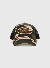 Von Dutch Multi Trucker Hat Brown Camo