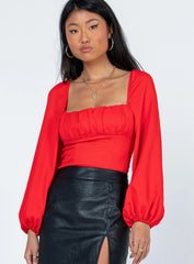 Laura Bodysuit Red
