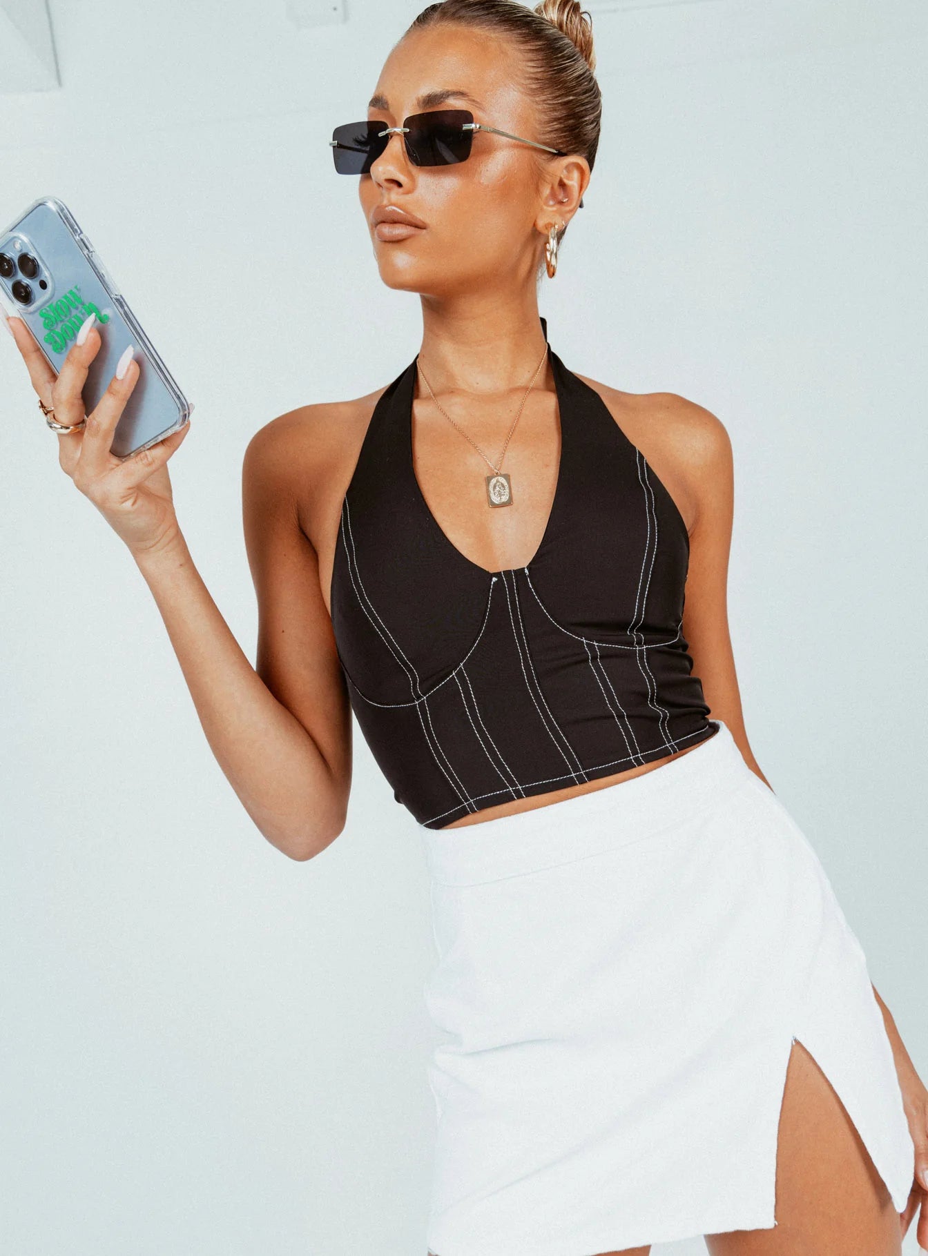 Jaslynn Top Black