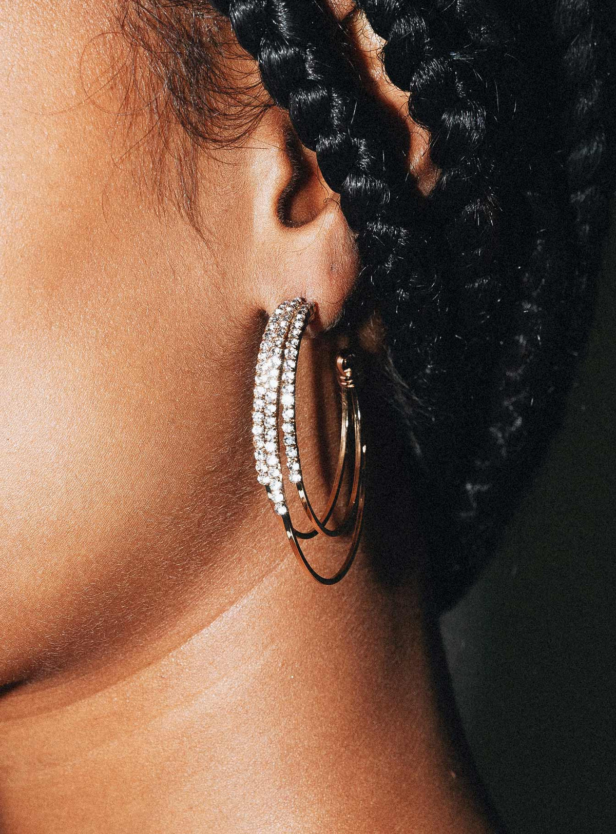 Ekin Hoop Earrings Gold