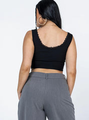 Auburn Top Black