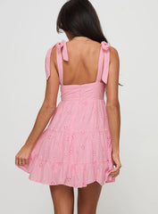 Galvis Mini Dress Pink Petite