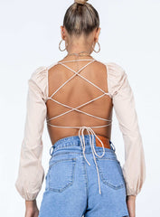 Patsy Bodysuit Beige