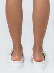 Ma Belle Sandals All White
