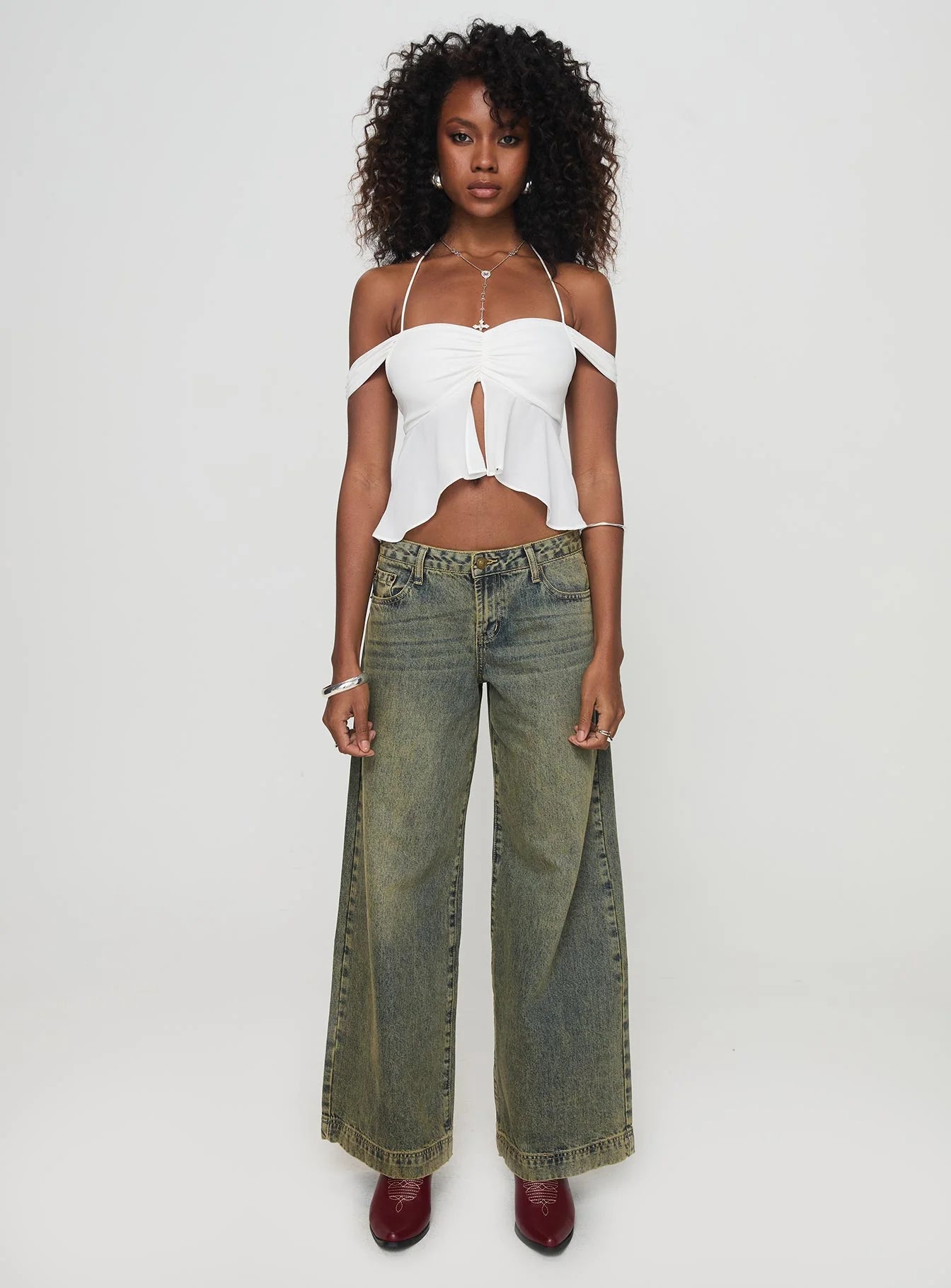 Waylen Top White