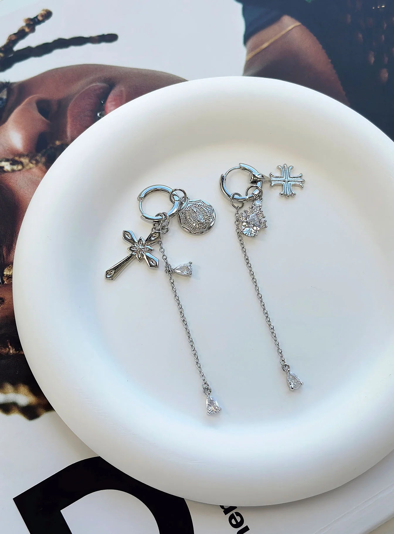Anada Earrings Silver