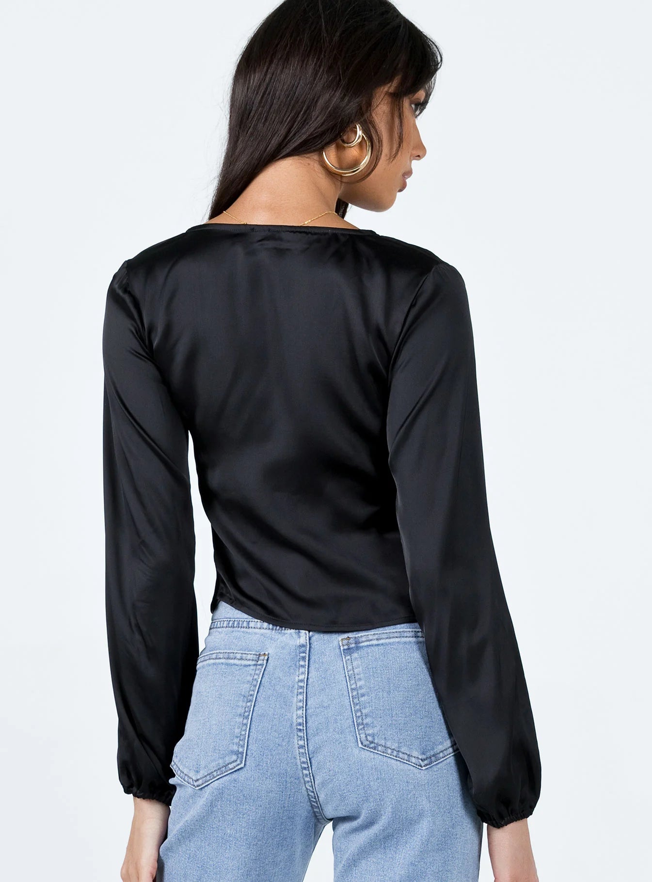 Madio Long Sleeve Top Black
