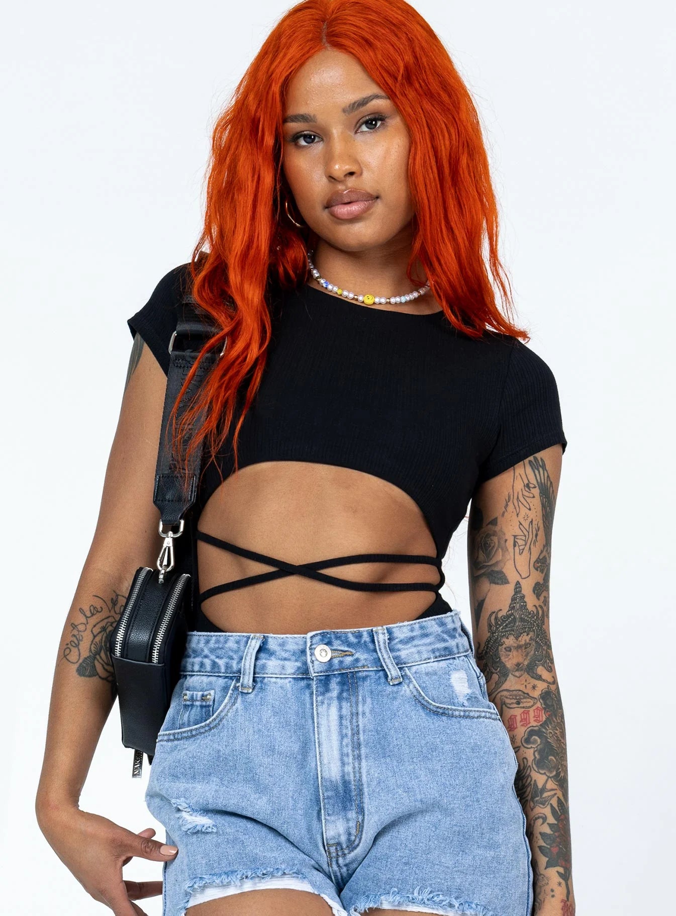 Nicola Bodysuit Black