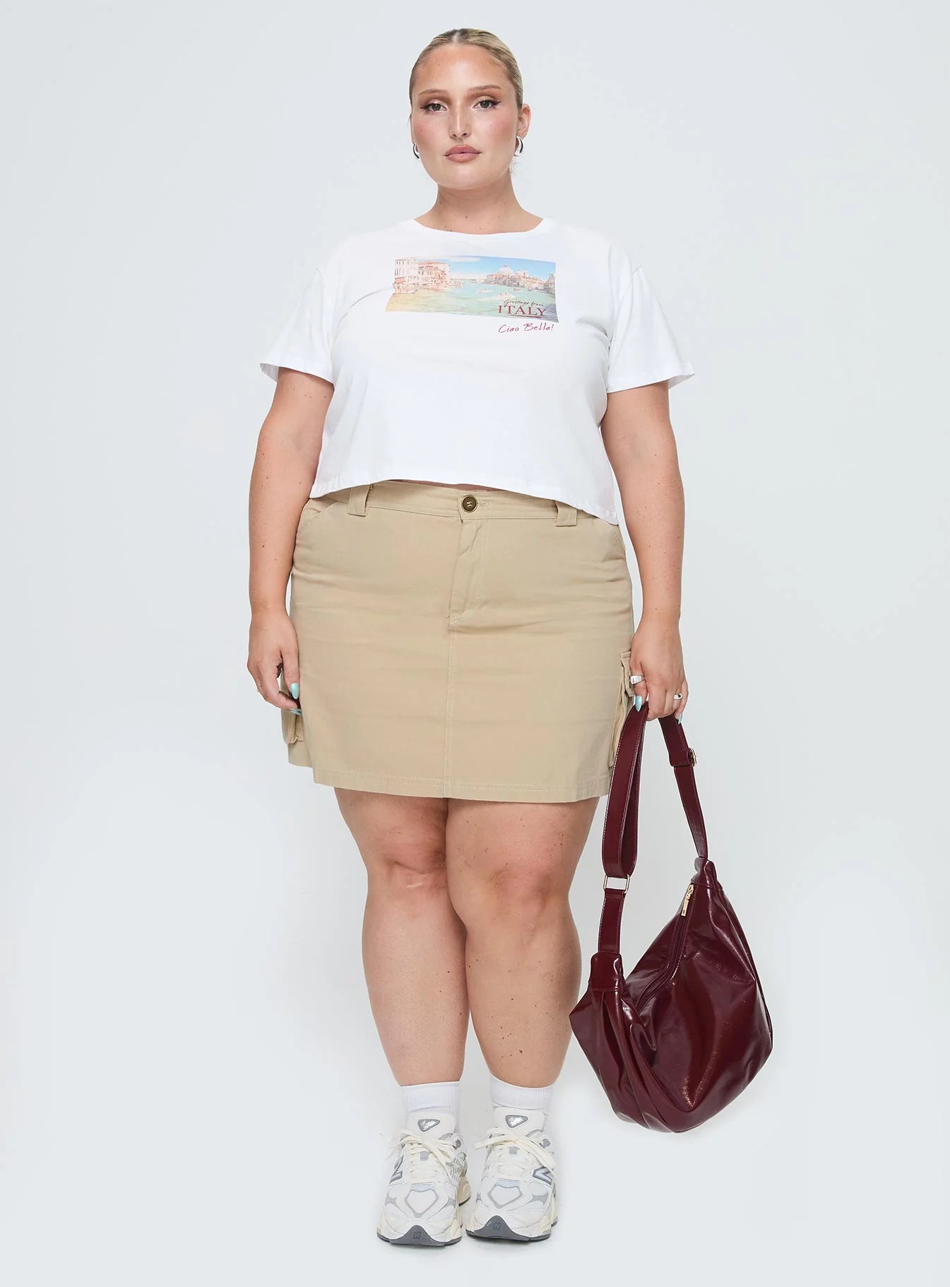 Italy Love Tee Ivory Curve