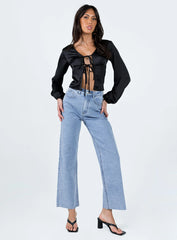 Madio Long Sleeve Top Black