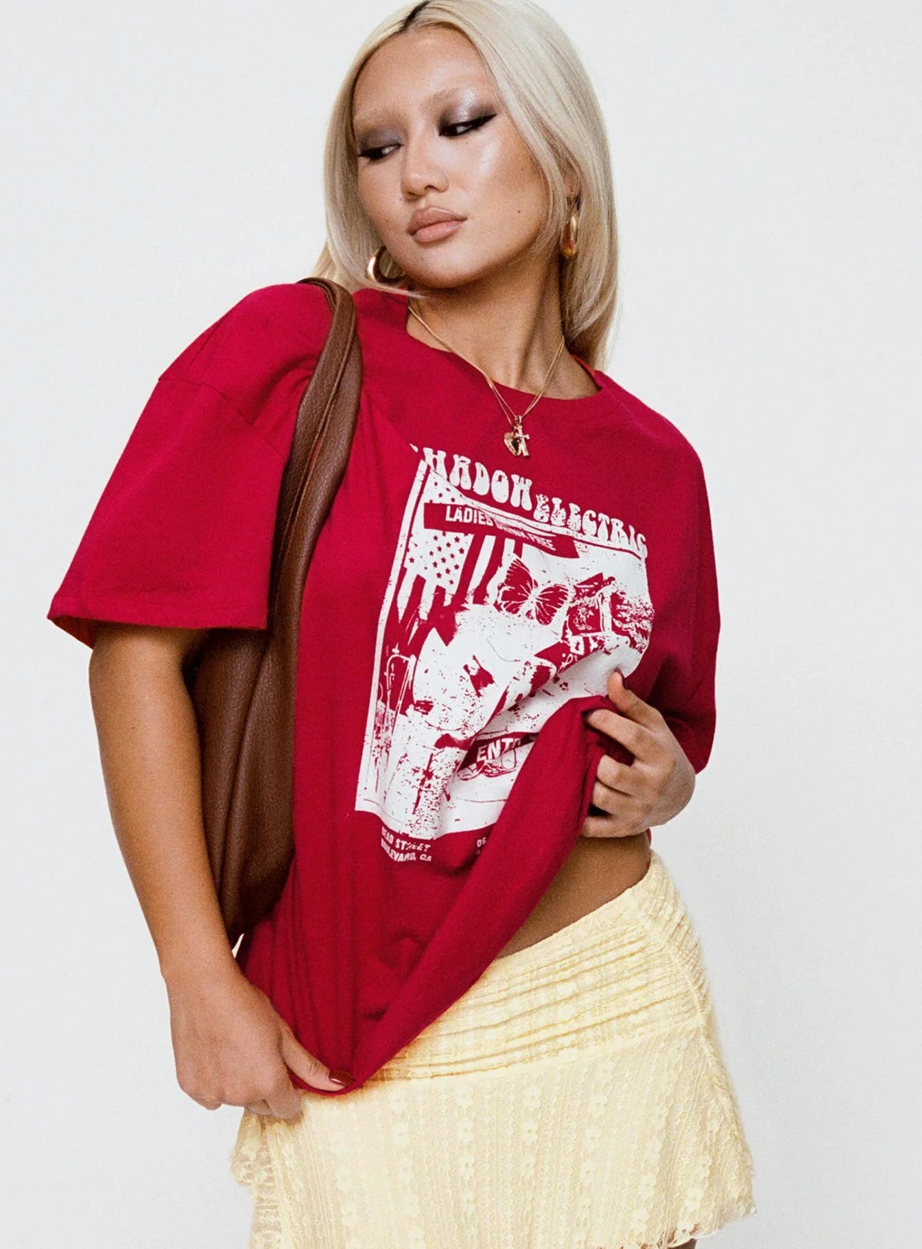 Tickets Oversized Tee Red