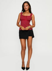 Garconne Top Red Polka