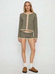 Kollens Knit Cardigan Beige Multi