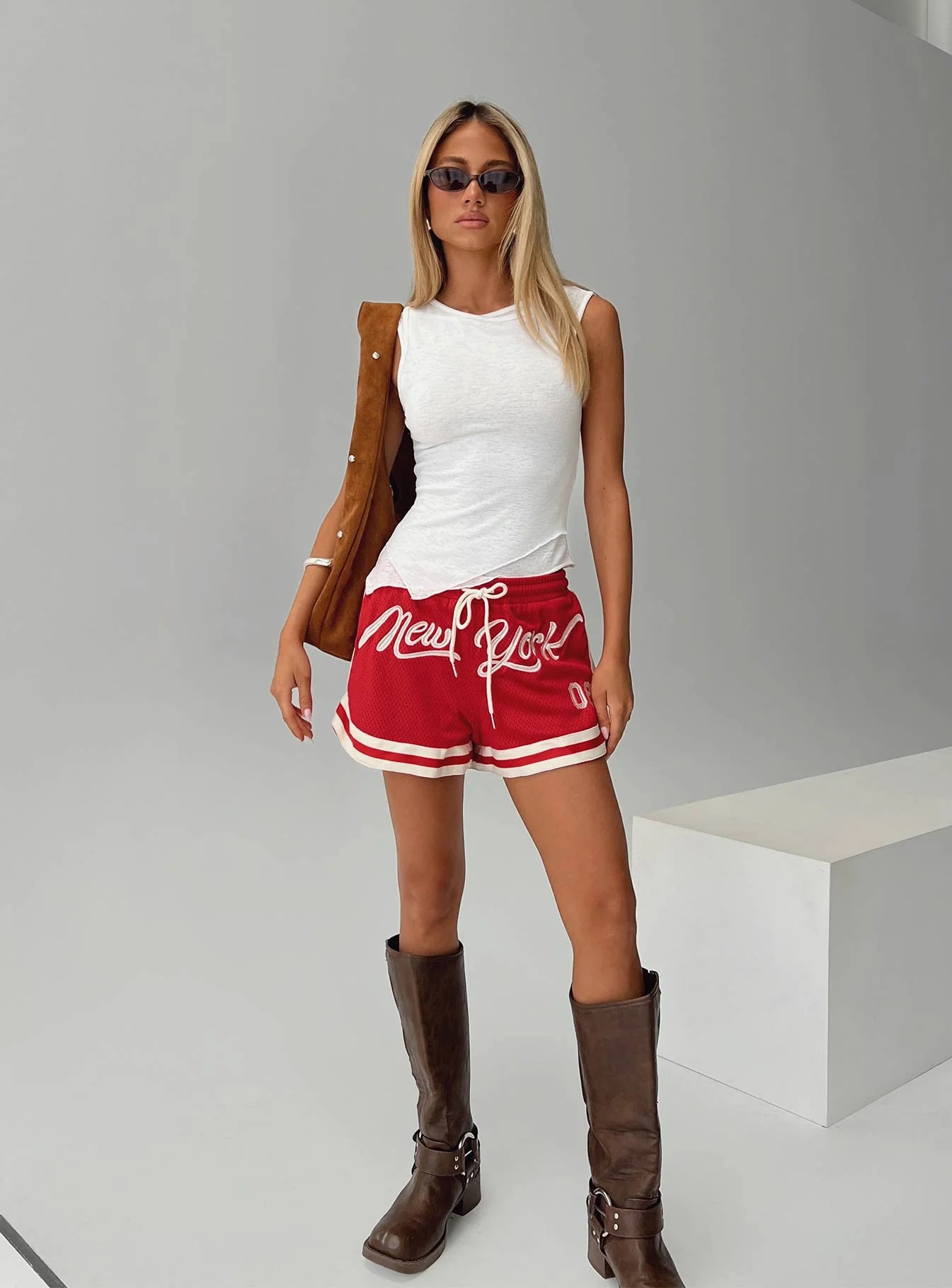 Ny Trackstar Shorts Red