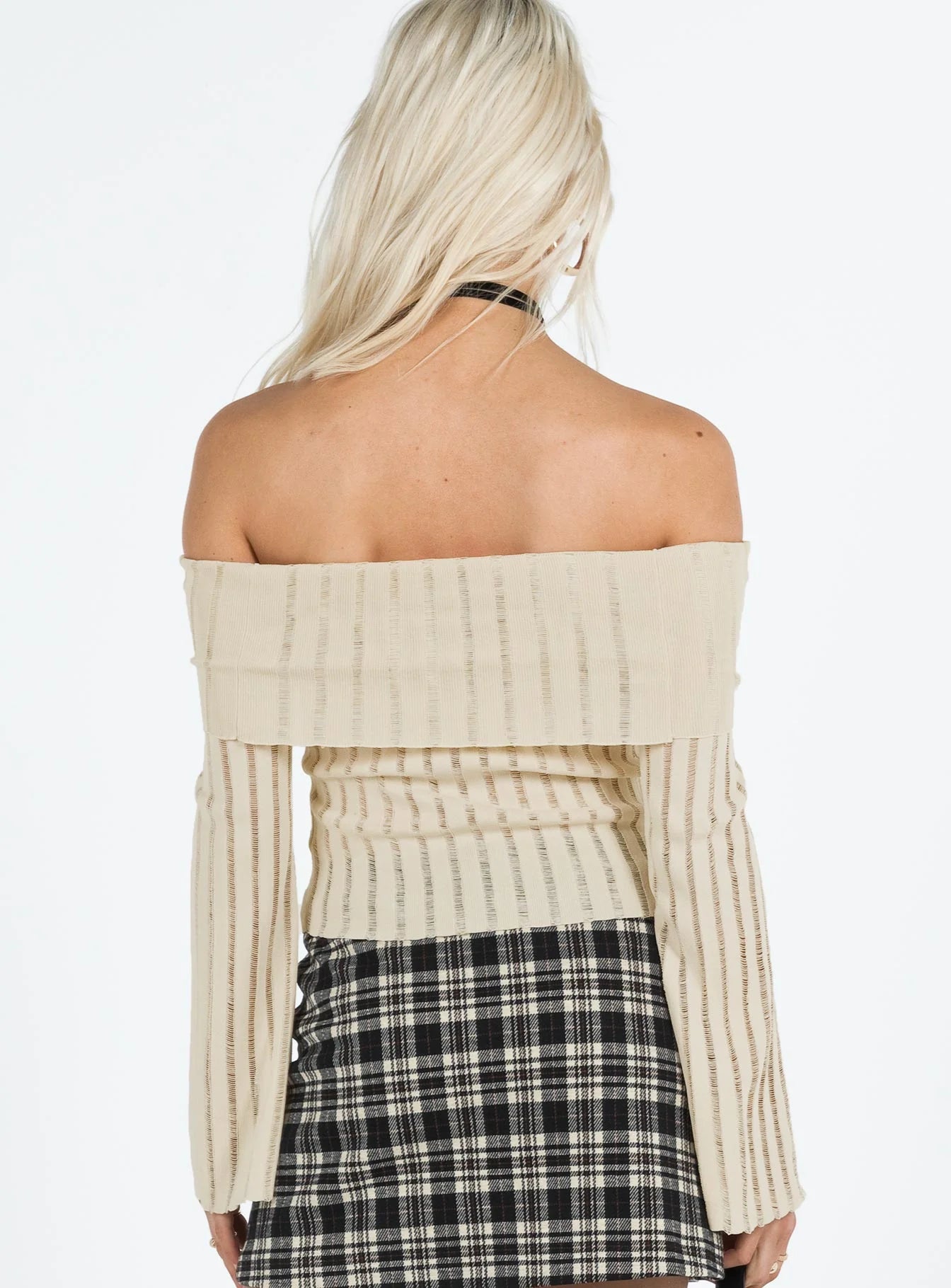 Sorrel Off The Shoulder Top Cream