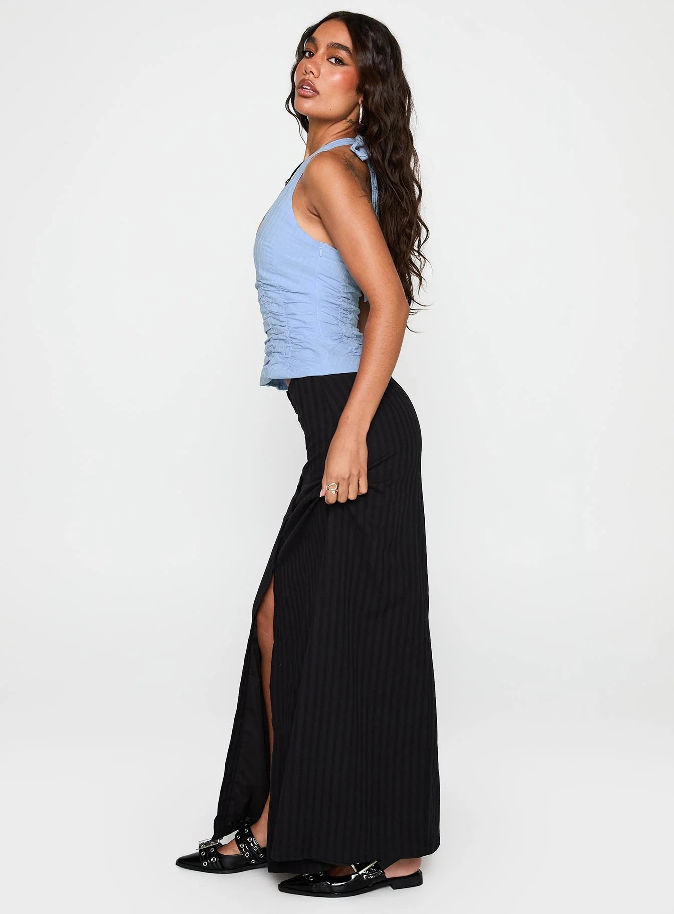 Livie Maxi Skirt Black