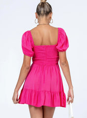 Someday Soon Mini Dress Pink