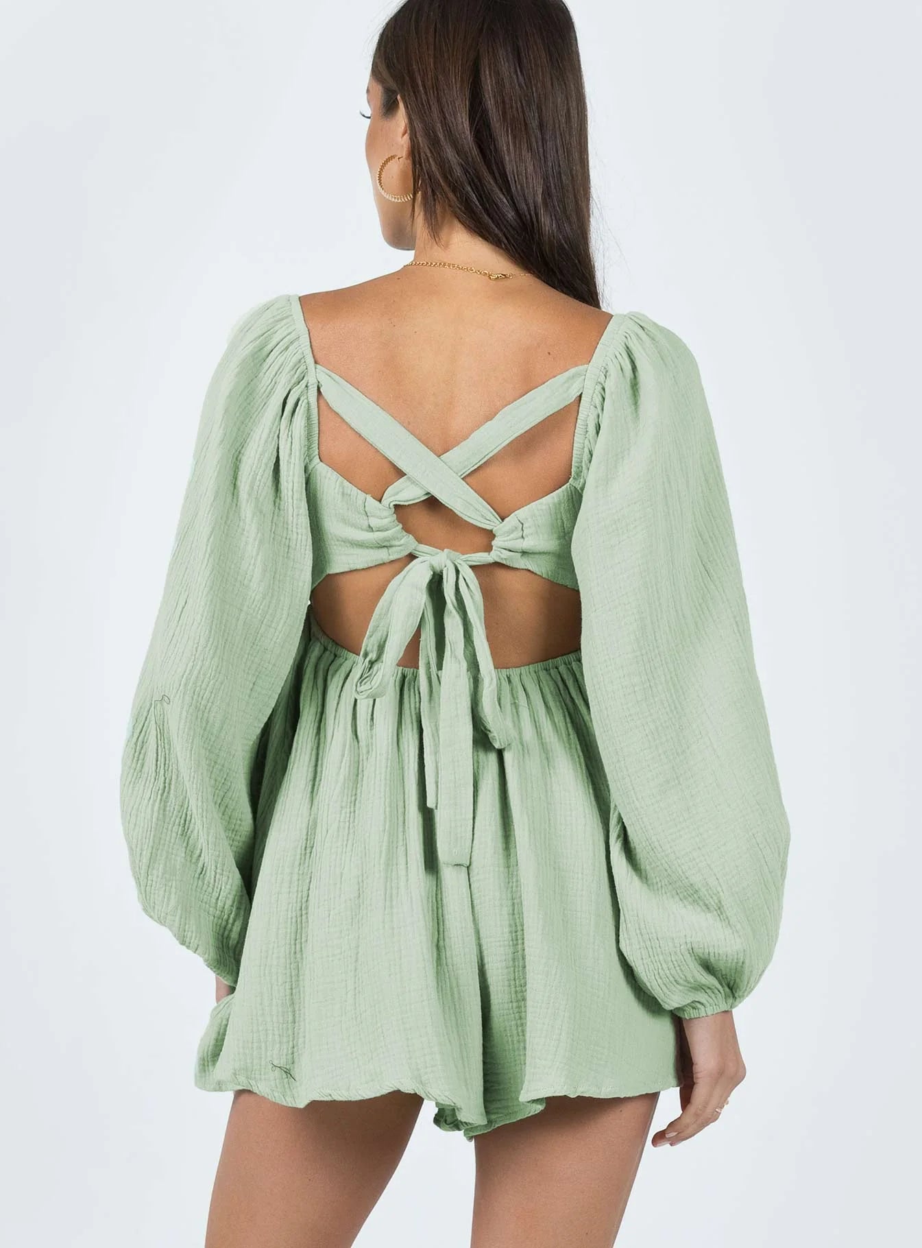 Beck Romper Sage