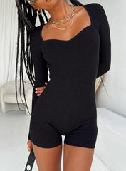 Lucinda Romper Black