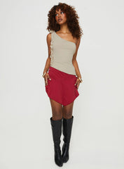 Rosetti One Shoulder Top Taupe