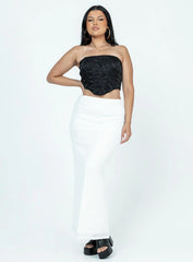 Armona Strapless Top Black