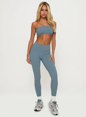End Goal Active Bandeau Top Blue