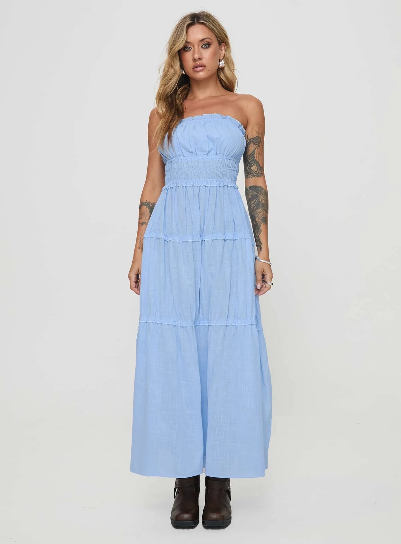 Minogue Maxi Dress Blue